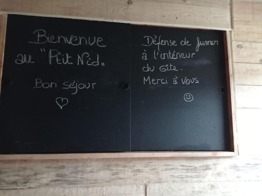 Villa Le P'Tit Nid : Mini Loft Pour 2 A 4 Personnes à Tellin Extérieur photo